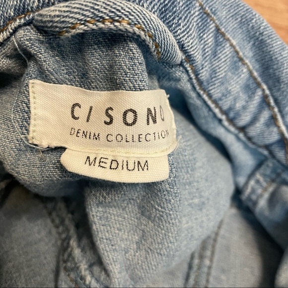 Ci Sono Denim Light Wash Jacket Size M - Picture 4 of 4